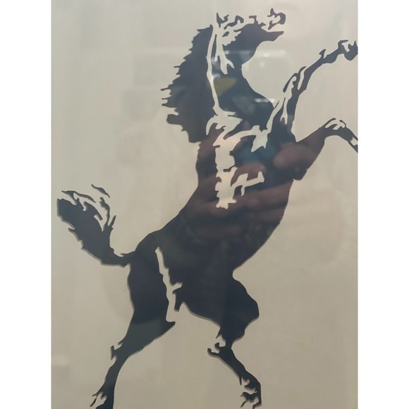 Vintage detailed Framed Papercut Horse framed 8x10 - Picture 6 of 10